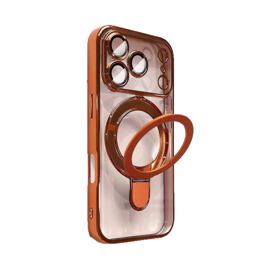 szHAIyu MagSafe Magnetische Handyhülle mit Ring-Ständer für iPhone 17 16 15 14 13 12 11 Pro Max, Transparentes Acryl Case - Bild 5