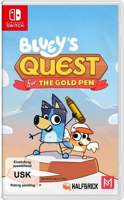 Bluey's Quests for the Gold Pen Nintendo Switch Adventure Spiel - Bild 1