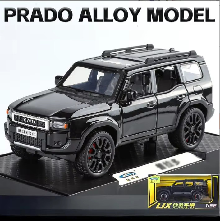 KaKBeir Land Cruiser Prado SUV 2024 Modellauto, 1:32, mit Sound und Licht, Metall - Bild 6