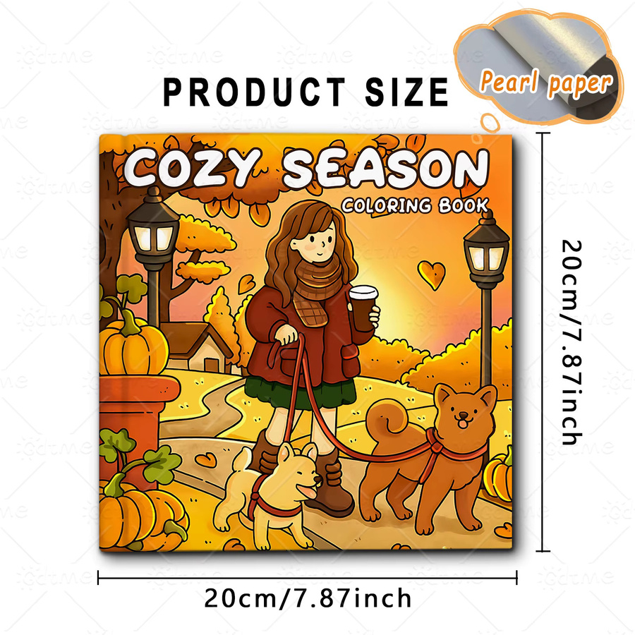 COSY SEASON Malbuch, pädagogisches Taschenbuch, für Erwachsene - Bild 2