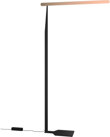Occhio Mito Terra Fix LED-Stehleuchte in Schwarz Matt und Roségold, Höhe: 220 cm