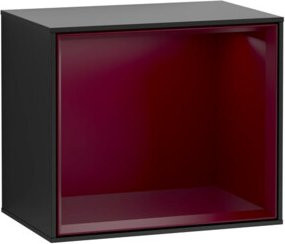 Villeroy & Boch Finion Regalmodul mit LED-Wandbeleuchtung, Blau Matt Lack, B/H/T: 41,8 x 35,6 x 27 cm - Bild 1