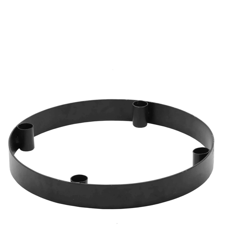 Lolaa Kerzenhalter Steg in Schwarz aus Metall, minimalistisches Design, Höhe: 30 cm - Bild 1