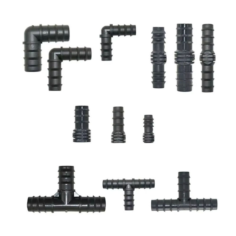 4er Set PE Rohr Barb Anschlüsse für Gartenbewässerung und Tropfbewässerung in 16mm, 20mm und 25mm - Bild 3