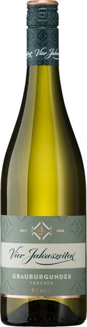 Vier Jahreszeiten Winzer Pinot Grigio Weißwein, 2025, Pfalz, trocken, 0,75 l - Bild 1