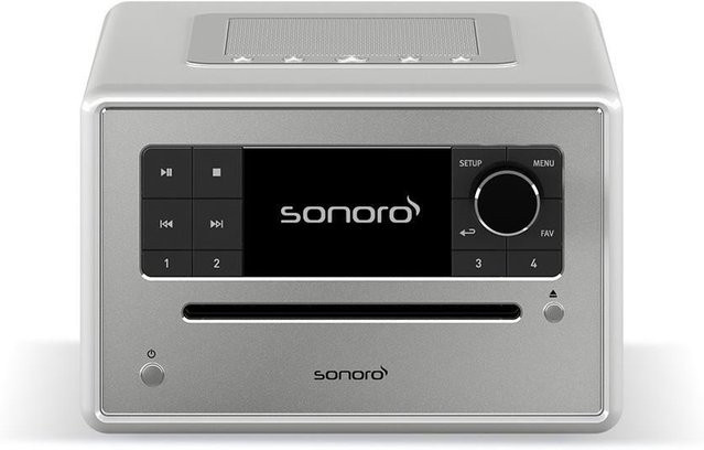 Sonoro Kompaktanlage ELITE SO-9110-200-SI in Silber Hochglanz - Bild 1
