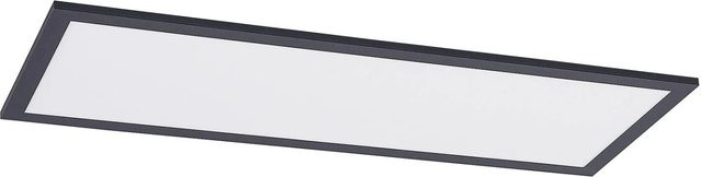 Lindby LED Panel Nelios Moderne Deckenleuchte aus Aluminium in Schwarz B: 36,0 cm, T: 30,0 cm - Bild 1