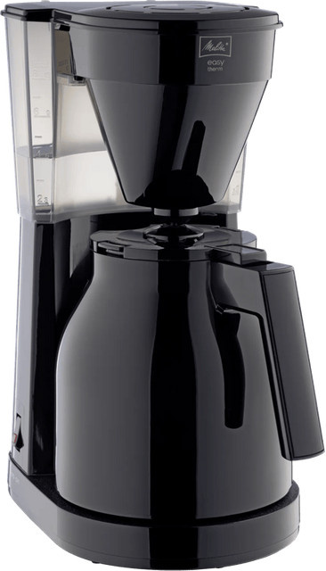 Melitta Easy II Therm Kaffeemaschine in Schwarz mit Thermo-Kanne und Abschaltautomatik - Bild 1