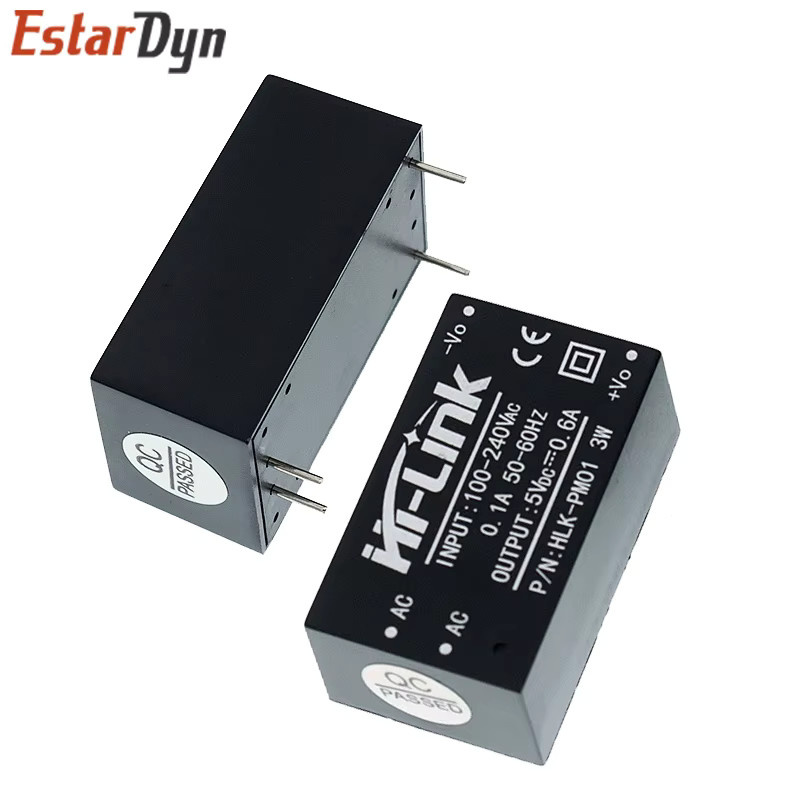 Estardyn Mini Netzteil Modul HLK-PM01 HLK-PM03 HLK-PM12 AC-DC 220V zu 5V/3,3V/12V in Schwarz - Bild 1