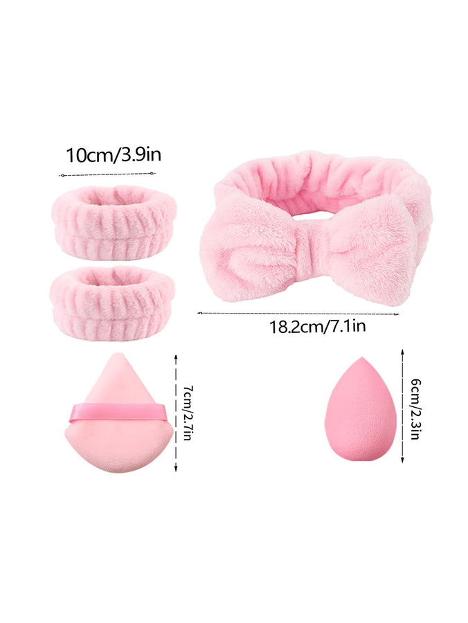 KOSSHOW Make-up-Schwamm- und Haarband-Set, 10-teilig, Rosa, Unisex - Bild 2