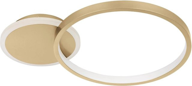 Eglo LED-CCT-Deckenleuchte Gafares in Gold und Weiß, dimmbar mit Fernbedienung und Timer, rund, B: 40,5 cm, T: 29,0 cm - Bild 1