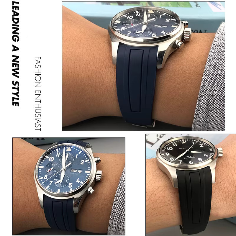 TUFFR Uhrenarmband Silikon, blau, Unisex - Bild 2