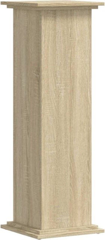 Pflanzenständer Vidaxl aus Holzwerkstoff in Sonoma-Eiche Natur, H x B x T: 100 x 33 x 33 cm - Bild 1