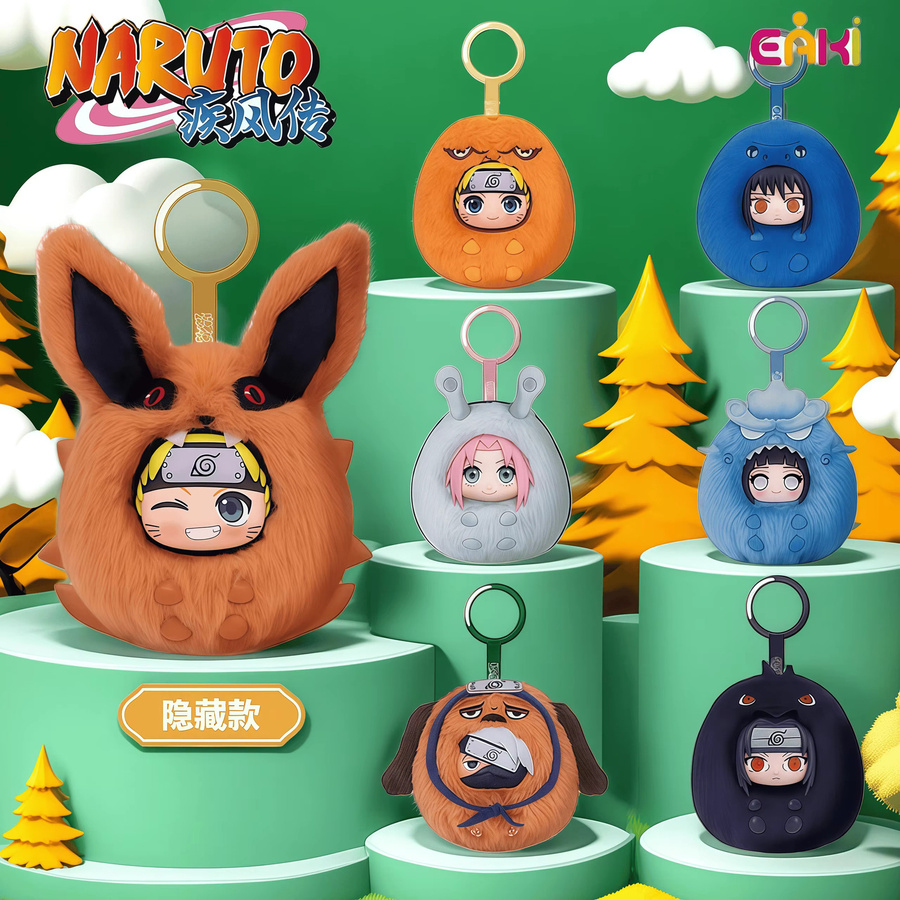 EAKI Naruto Shippuden Meng Dudu Vinyl-Plüsch-Blindbox, Anime-Charakter, ab 3 Jahren - Bild 2