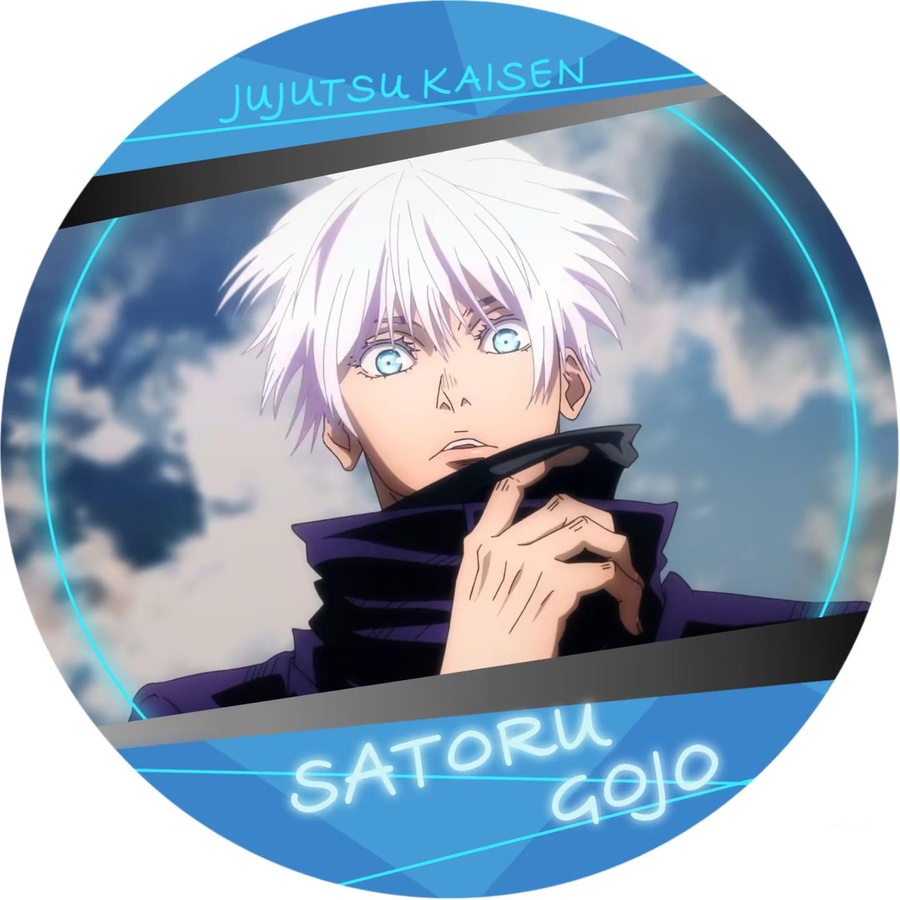 Yiran toy 1 Jujutsu Kaisen Gojo Satoru Blech Anstecknadeln ab 14 Jahren - Bild 1
