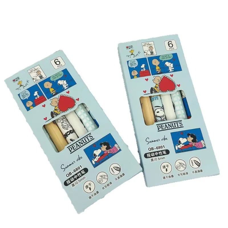 Bandai Snoopy Woodstock Charlie Brown Animations-Merchandise Gelstift in Multicolour für Schüler - Bild 3