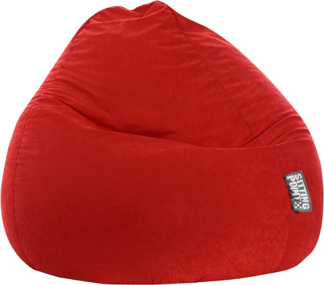 Sitting Point Sitzsack Easy XXL Rot mit abnehmbarem Bezug - Bild 1