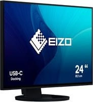 EIZO FlexScan EV2485-BK LED-Monitor, 61,2 cm (24,1 Zoll), WUXGA (1920 x 1200 Pixel), IPS-Panel, Schwarz - Bild 1