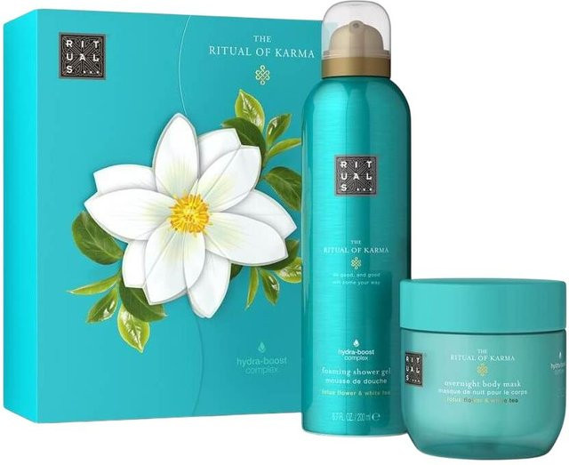 Rituals The Ritual Of Karma Set, Duschgel 200 ml, Körpermaske 125 ml - Bild 1