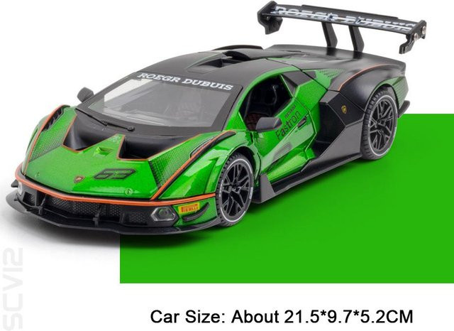 Linyi toy car Lambor V12 Scv12 Miniatur Sportwagen Modell, 1:24, ab 14 Jahre - Bild 1