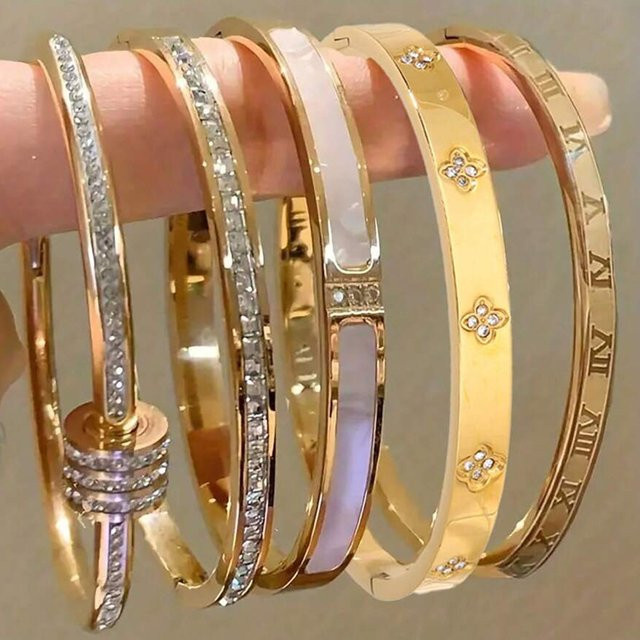ZAKOL Armband-Set Edelstahl, Zirkonia, Damen - Bild 1