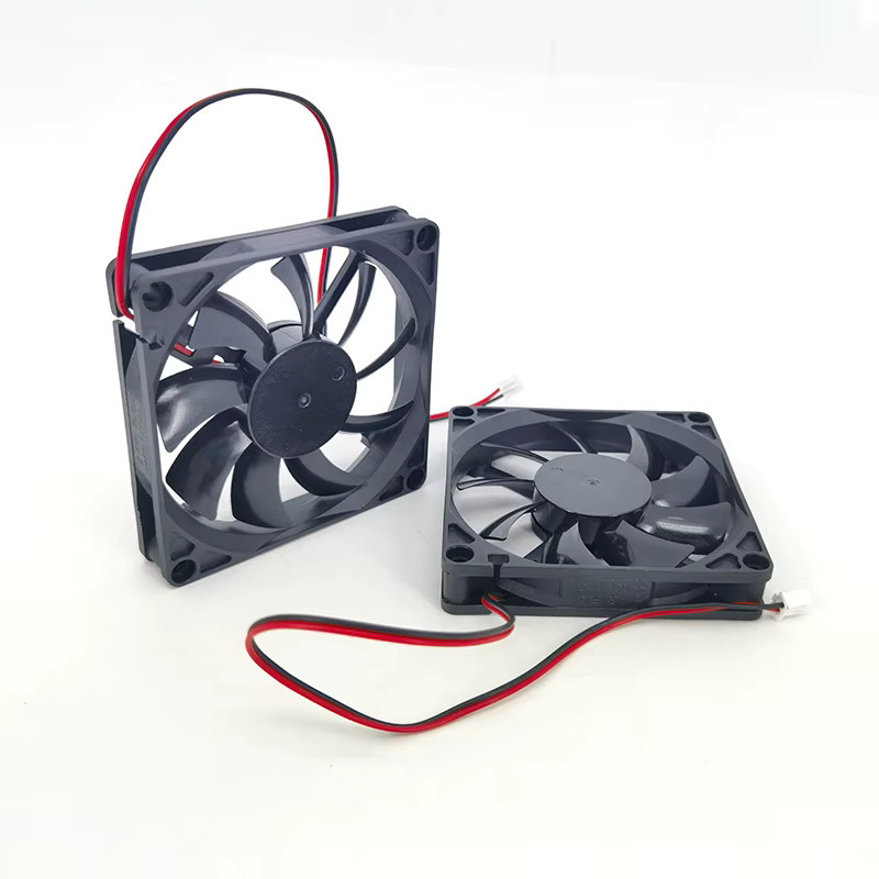 Gakaki Bürstenloser Lüfter W28 für PC-Gehäuse und GPU, Schwarz, B/T/H: 8,0 x 8,0 x 1,5 cm - Bild 4
