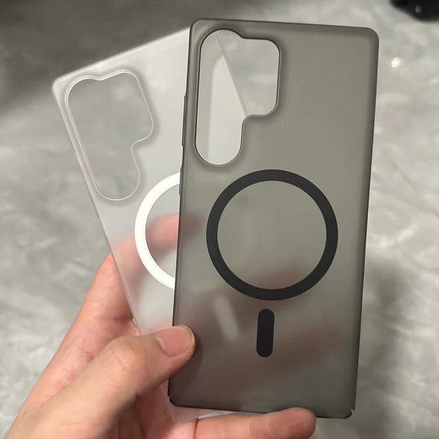 Matte magnetische Schutzhülle für Samsung Galaxy S26 Ultra S25 S24 S23 S22 Plus FE Edge, transparente PC-Abdeckung mit MagSafe Wireless Charging Unterstützung - Bild 1