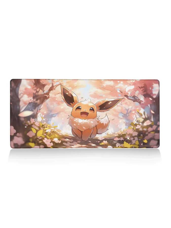 Potdemiel Gaming Mauspad Pokemon Eevee Design XXL Schreibtischunterlage Multicolour - Bild 3