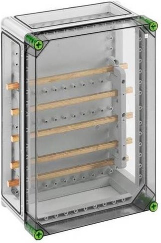 Spelsberg GSi 353 Plus Verteilerschrank Aufputz in Weiß mit transparentem Deckel - Bild 1
