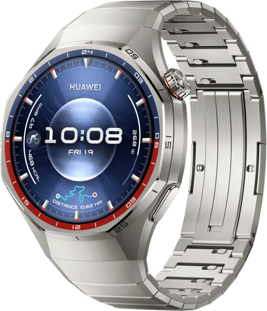 Huawei Watch GT 6 Pro Smartwatch mit Titangehäuse und Titanarmband in Silber/Grau, 46 mm - Bild 2