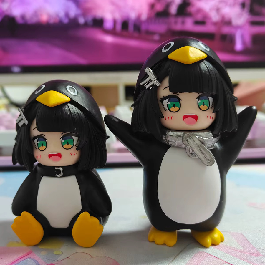 Bandai Gugu Gaga Kleiner Pinguin, Anime Cosplay Figur, 6 cm, Einzelfigur - Bild 4