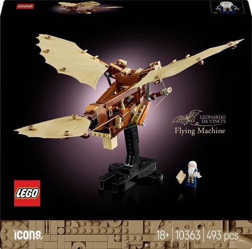 LEGO Icons Leonardo da Vincis Fluggerät Konstruktionsspielzeug - Bild 1