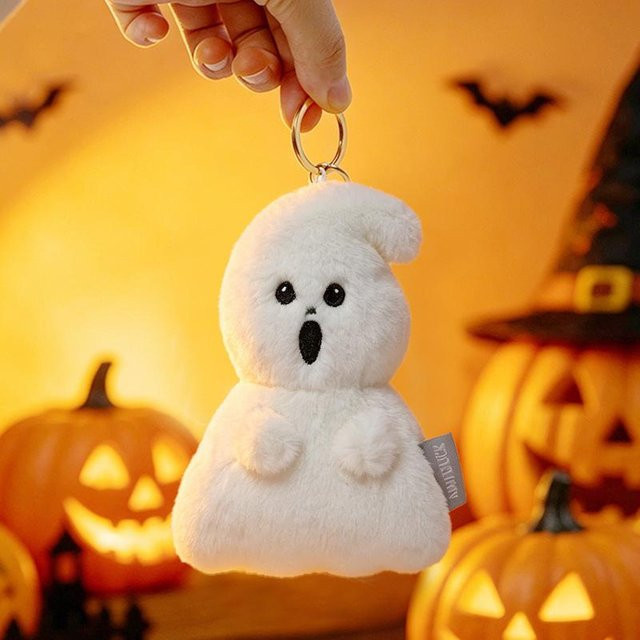 Yiran toy Halloween-Geister-Stofftiere, Weißer Geist, Hängende Puppe, 15cm - Bild 1