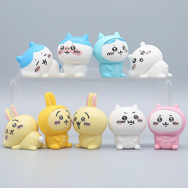 Bandai Usagi Hachiware Cartoon-Figuren, Ornamente, Kunststoff - Bild 1