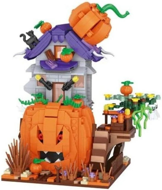 Bricks Halloween Baustein-Set, Spuk-/Freak-/Kürbis-/Hexenhaus, ab 6 Jahren - Bild 1