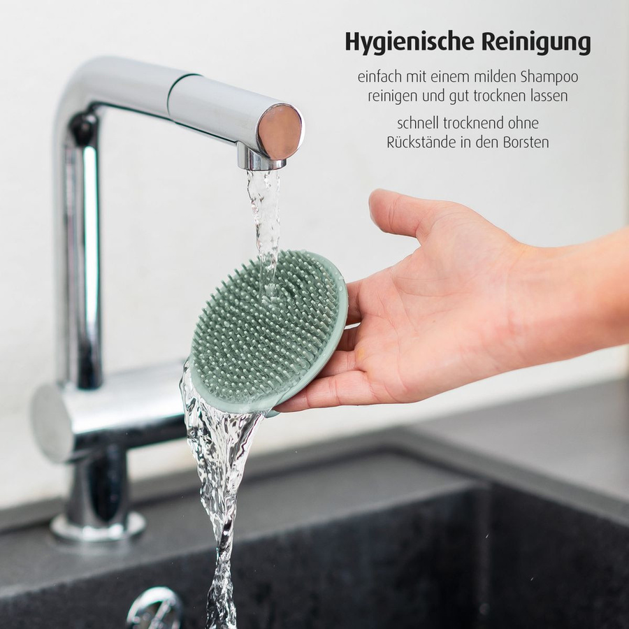 Reer Bade- und Massagebürste BabyCare, grün - Bild 2