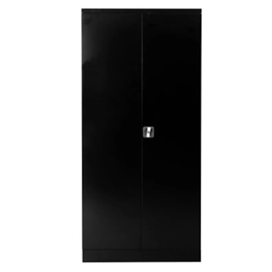 PROREGAL Stahlschrank Bee mit 4 Fachböden und Schließbares Türsystem in Schwarz, H x B x T: 195 x 92 x 60 cm - Bild 2