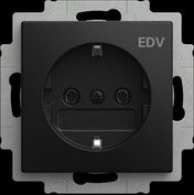 Busch-Jaeger Steckdoseneinsatz 20 EUC DV 915 Schwarz - Bild 1