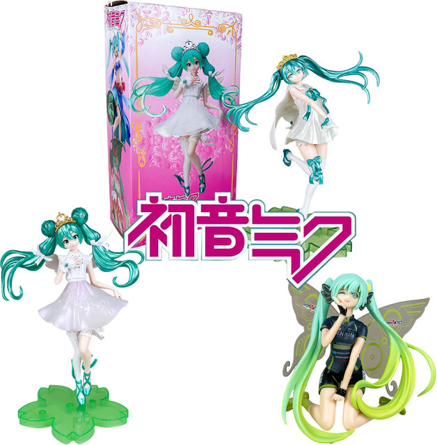 Bandai Hatsune Miku Actionfigur, Manga-Statue, Kunststoff, Bunt / Mehrfarbig - Bild 1
