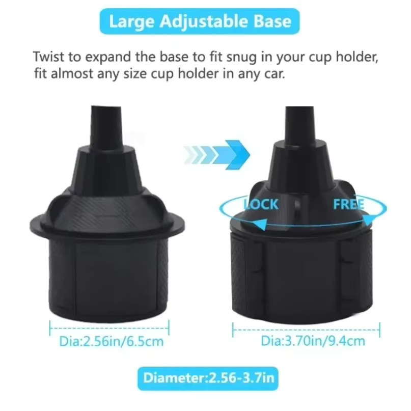 VIKEFON Magnetische Handyhalterung für das Auto mit 360 Grad Rotation, kompatibel mit MagSafe iPhone und Samsung, Schwarz - Bild 3