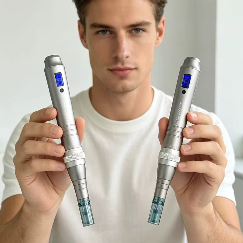 ELON-YC Dr Dermapen M8X, 5 Nano 0,25mm Ersatzkartuschen, Silber/Grau - Bild 6