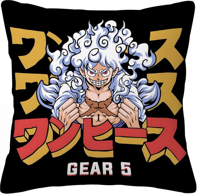 Bandai One Piece Anime Kissenbezug mit Grafikmuster in Multicolour für Wohnzimmer und Schlafzimmer - Bild 1