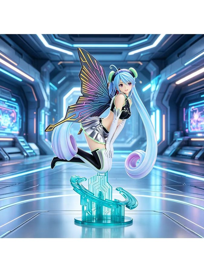 Bandai Aion Rine Actionfigur, Anime Computer Demon, 20cm, Kunststoff - Bild 6