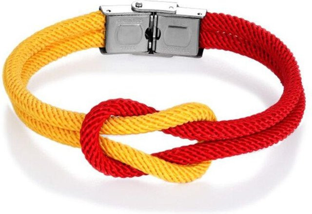 Lederarmband, Edelstahl, Bunt, Unisex - Bild 1