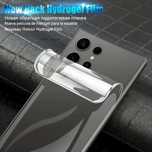 3er-Pack Weiche Hydrogel Displayschutzfolien für Samsung Galaxy S25 S24 S23 S22 S21 Plus Ultra und FE in Transparent - Bild 1