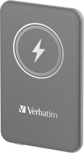 Verbatim Charge 'n' Go Wireless Powerbank 5000 mAh Grau mit USB-C und magnetischem kabellosem Laden - Bild 1