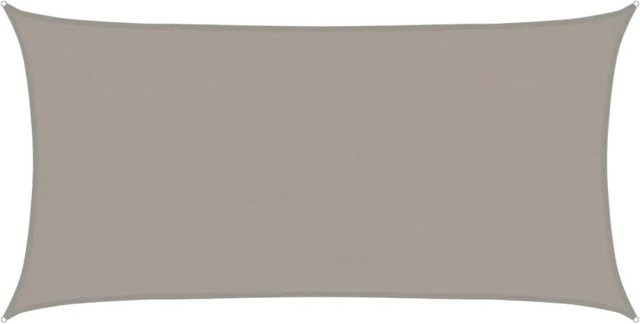 vidaXL Sonnensegel rechteckig Hellgrau aus HDPE B/B/H: 7 x 4 m - Bild 1