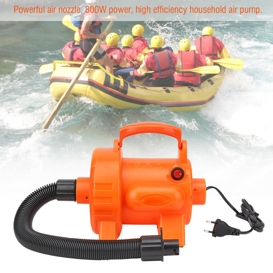 Aimo Elektrische Luftpumpe 800W aus ABS für Kanu, Kajak, Boot und Schwimmbad - Bild 2