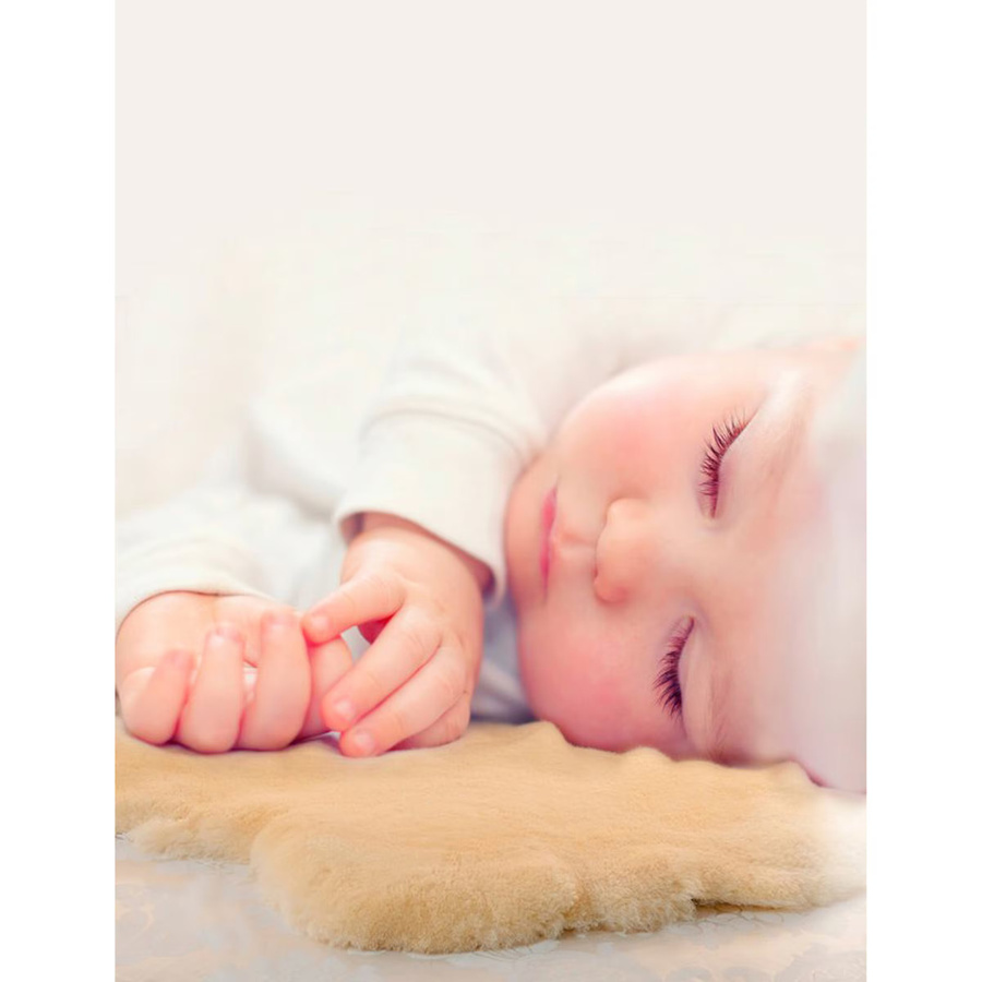 Christ Medizinisches Lammfell Babysweet geschoren natur Farbe Beige Länge: 75 cm - Bild 2