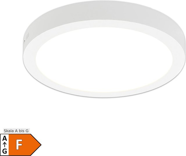 Näve LED Aufbaupanel Dimplex dimmbar rund weiß Durchmesser: 30 cm - Bild 1